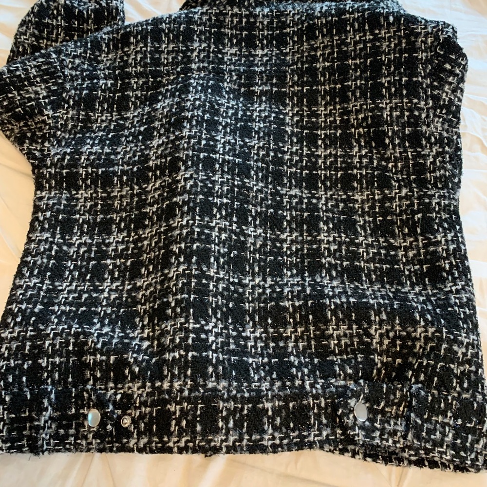 Rue 21 Tweed Bomber Style Jacket - Picture 8 of 14